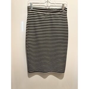 Myth Brand Black & White Striped Skirt Women's Size Medium